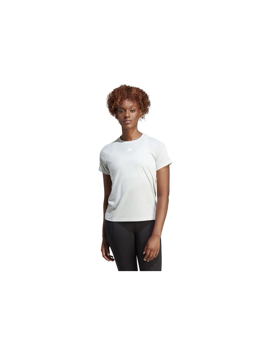 CAMISETA DE FITNESS ADIDAS TRES CREW MUJER