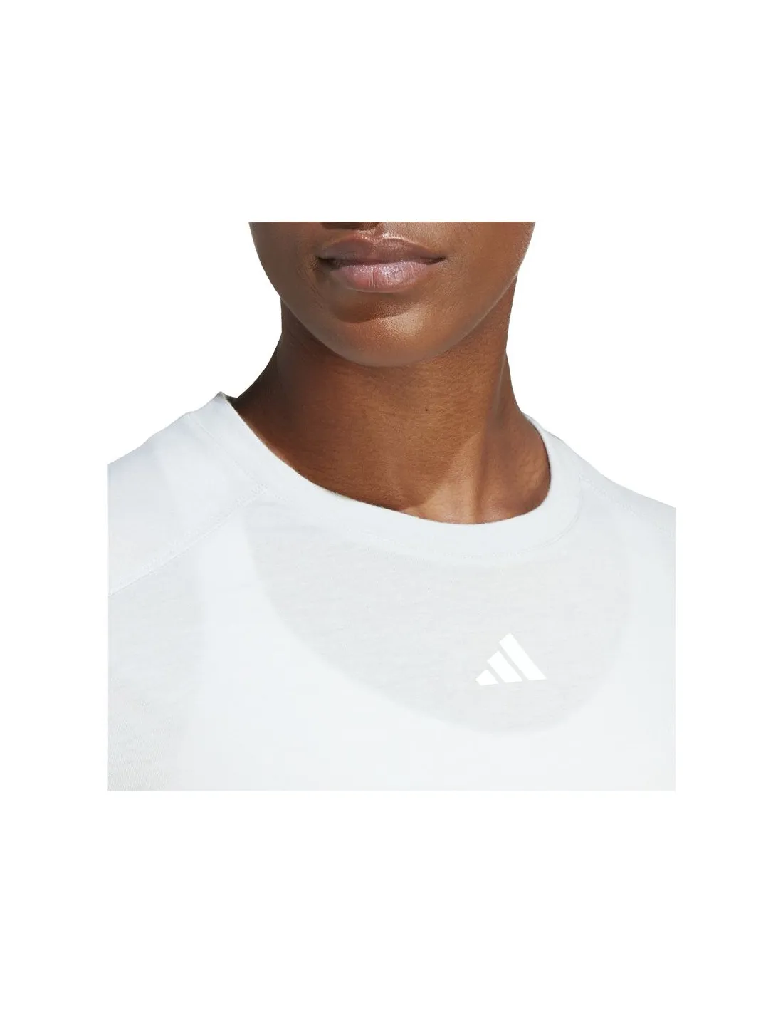 CAMISETA DE FITNESS ADIDAS TRES CREW MUJER
