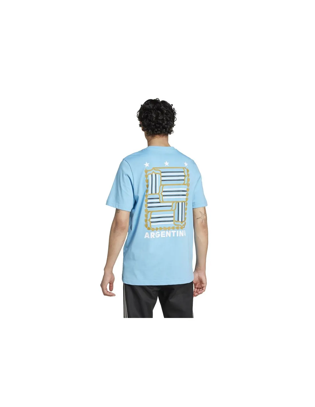 Camiseta de Fútbol adidas Football Argentina Fan Graphic Hombre Azul