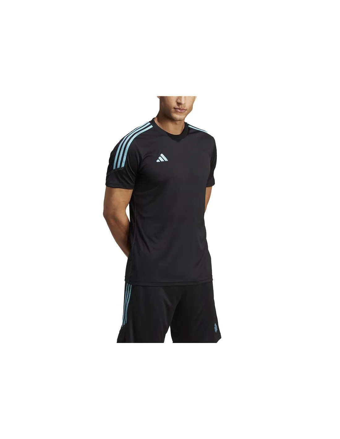 Camiseta de Fútbol adidas Tiro23 Negro Hombre