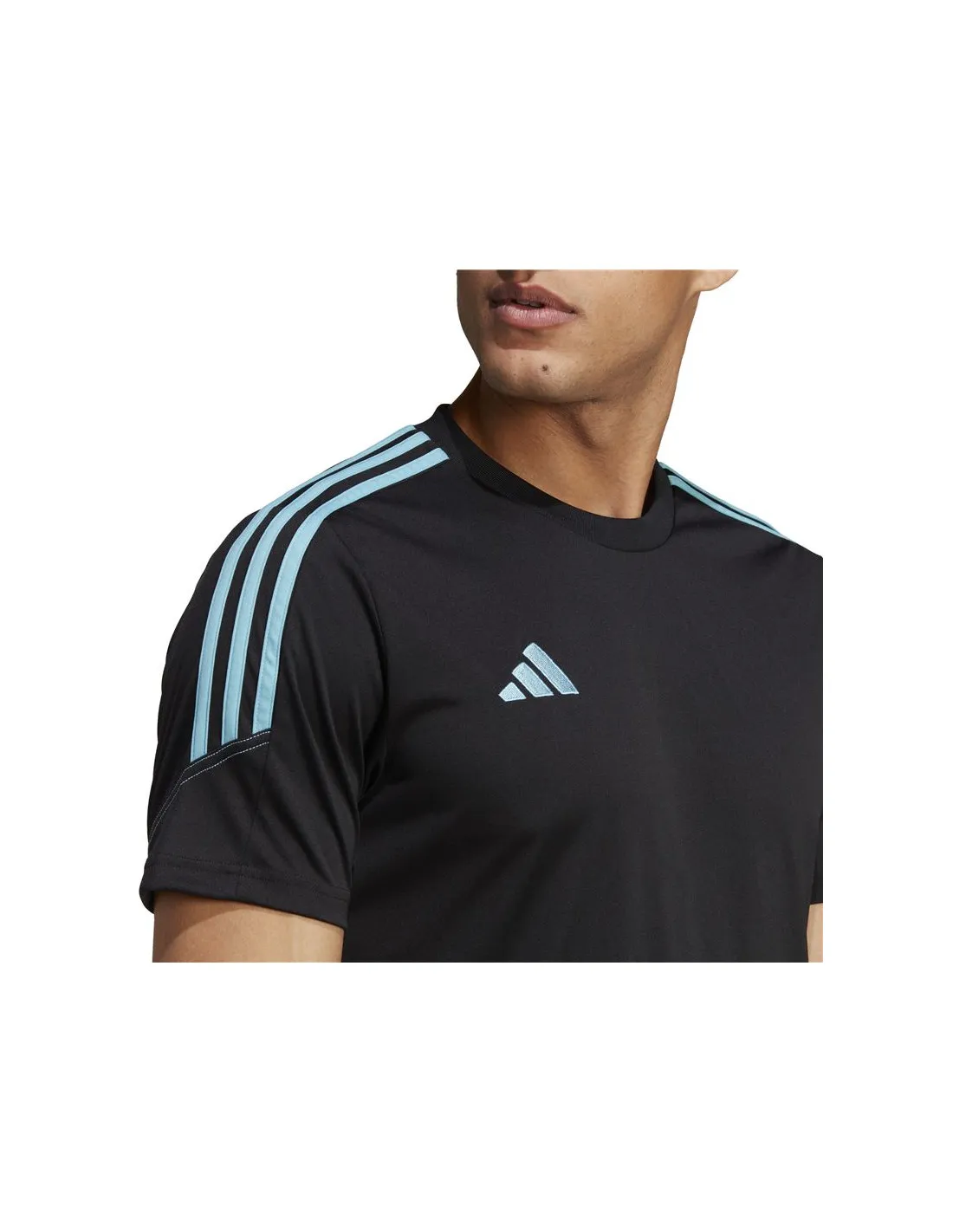 Camiseta de Fútbol adidas Tiro23 Negro Hombre