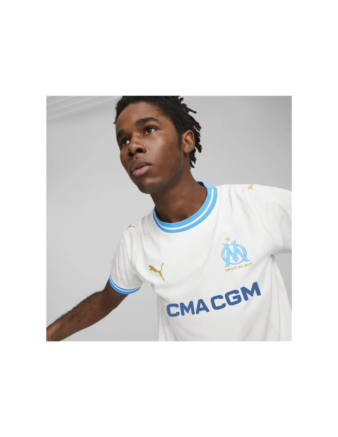 Camiseta de Fútbol Puma Olympique de Marsella Repli Hombre Blanco