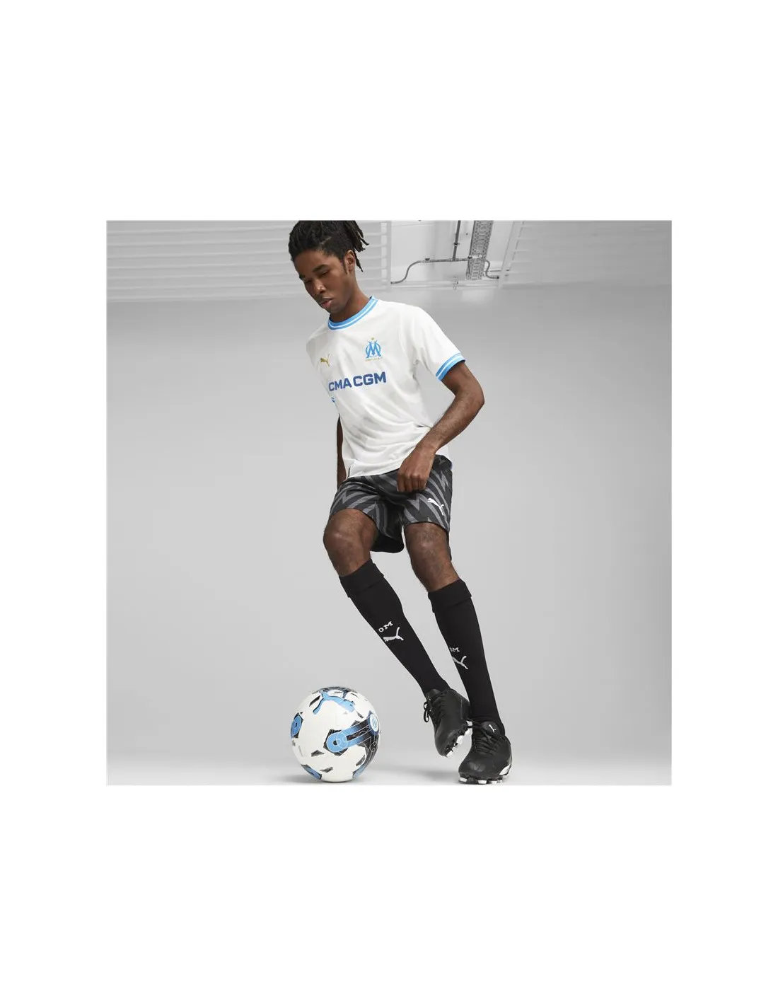 Camiseta de Fútbol Puma Olympique de Marsella Repli Hombre Blanco