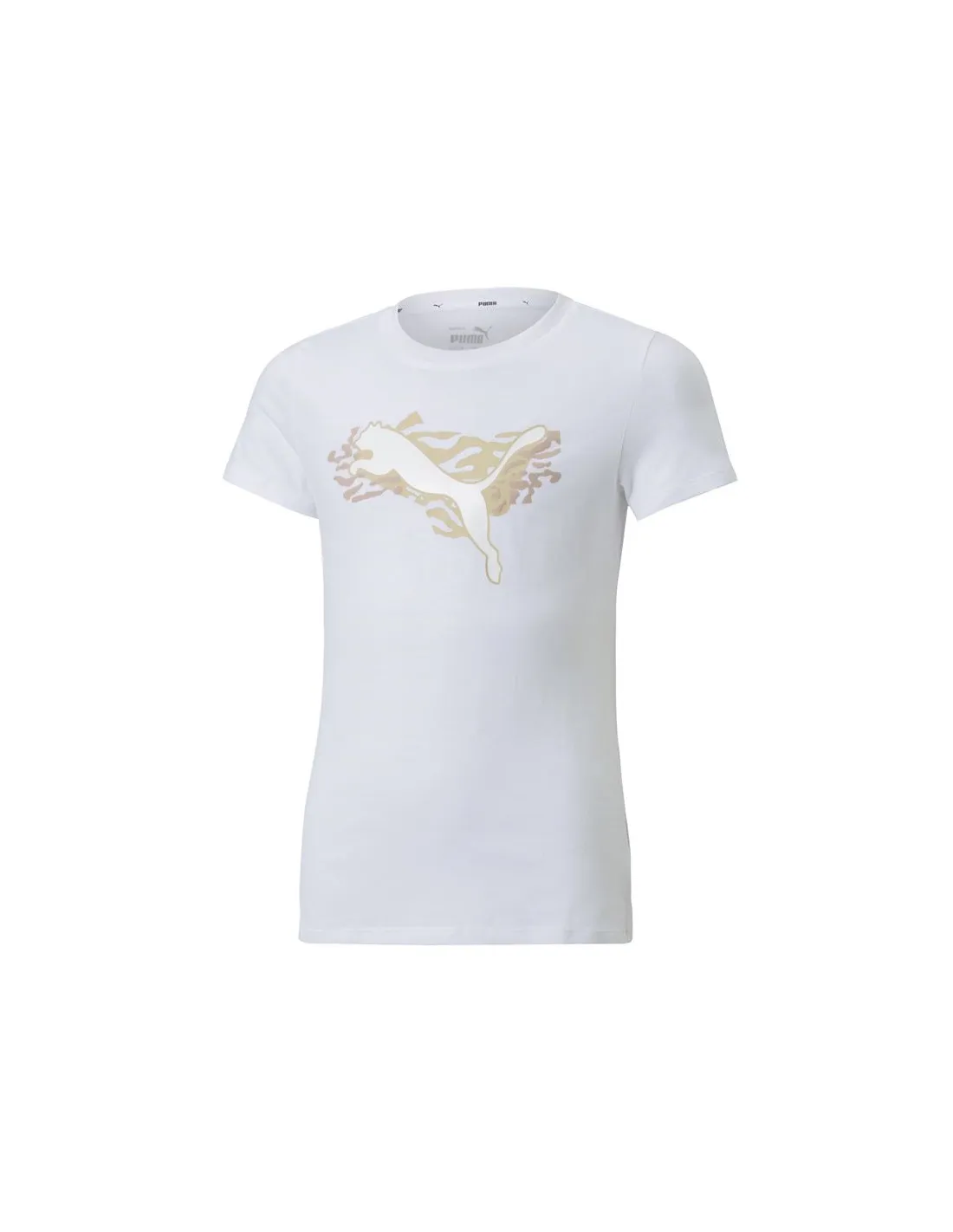 Camiseta de manga corta Puma Alpha Niña WH