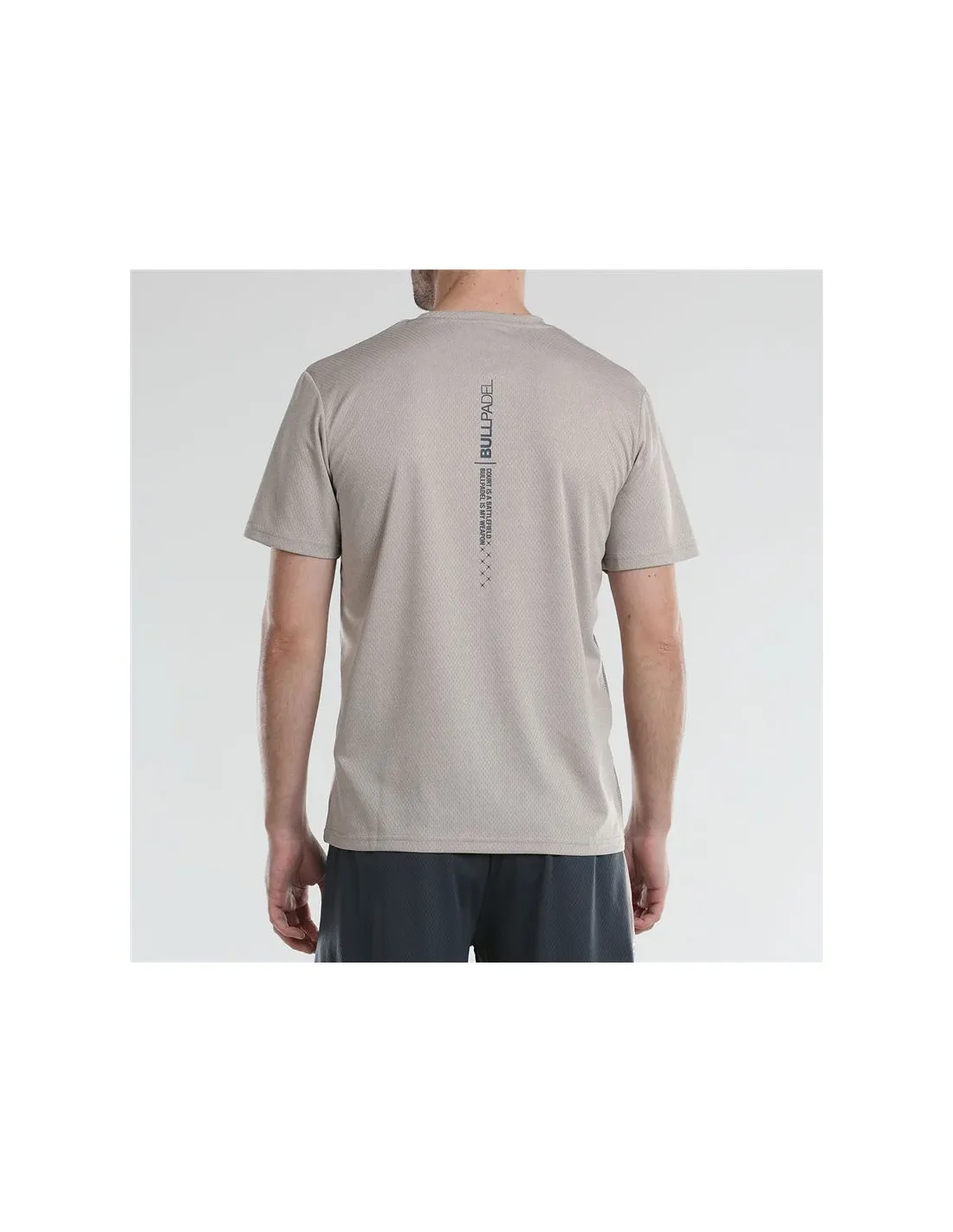 Camiseta de Pádel Bullpadel Afile Piedra Hombre