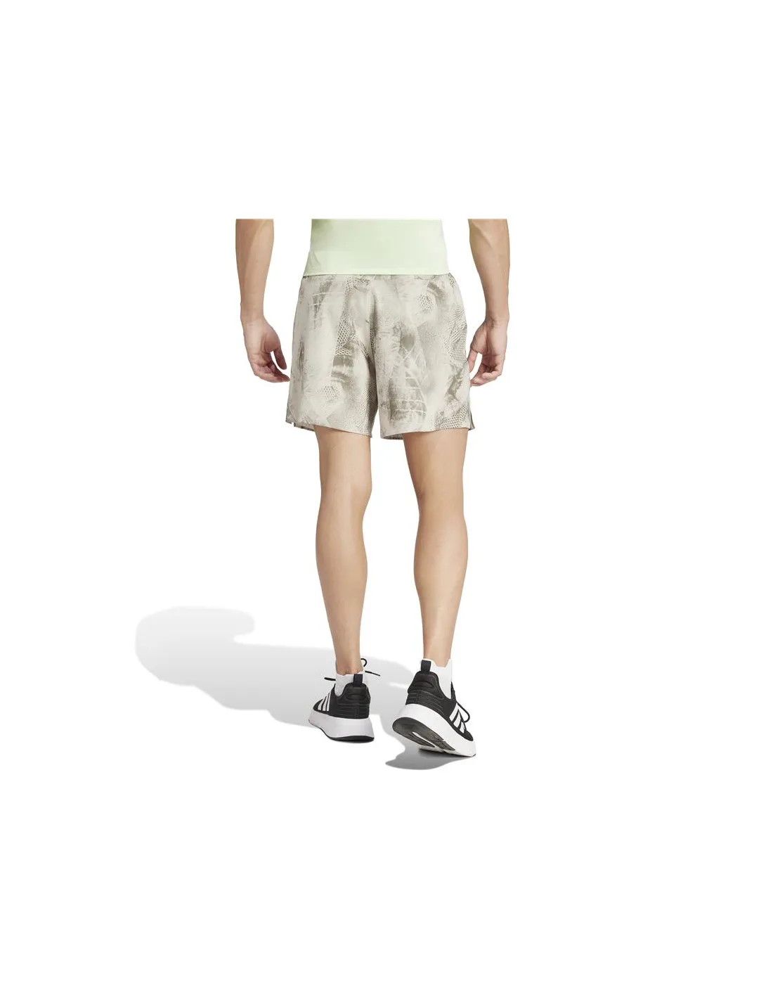Camiseta de Running adidas Ultimate Allover Print Hombre Gris