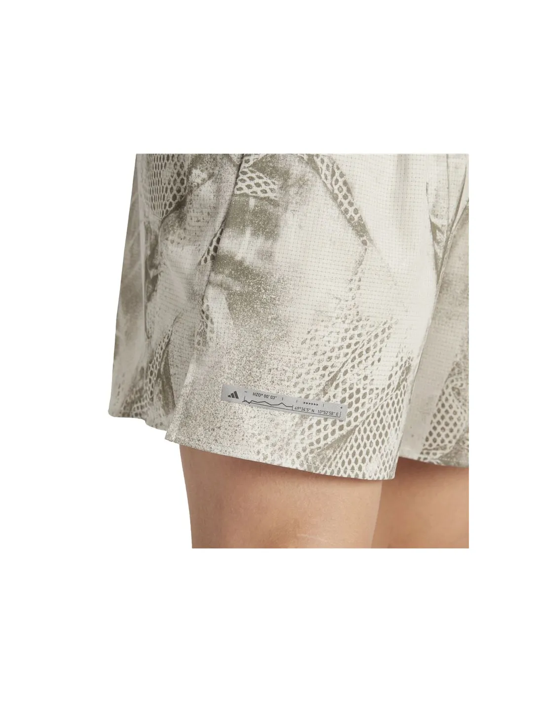 Camiseta de Running adidas Ultimate Allover Print Hombre Gris