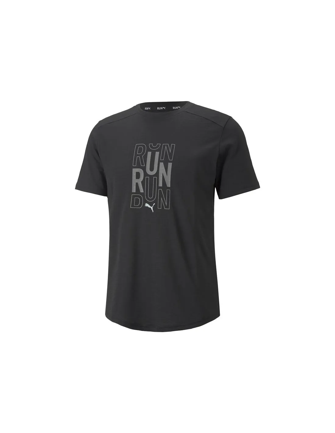 Camiseta de running Puma Performace Logo negro Hombre