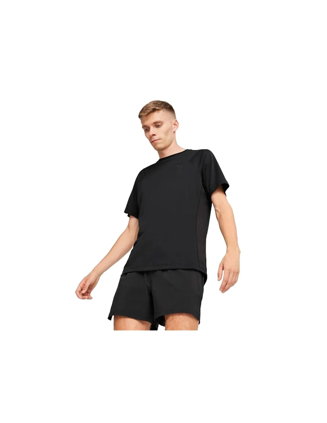 Camiseta de Running Puma Seasons Hombre Negro