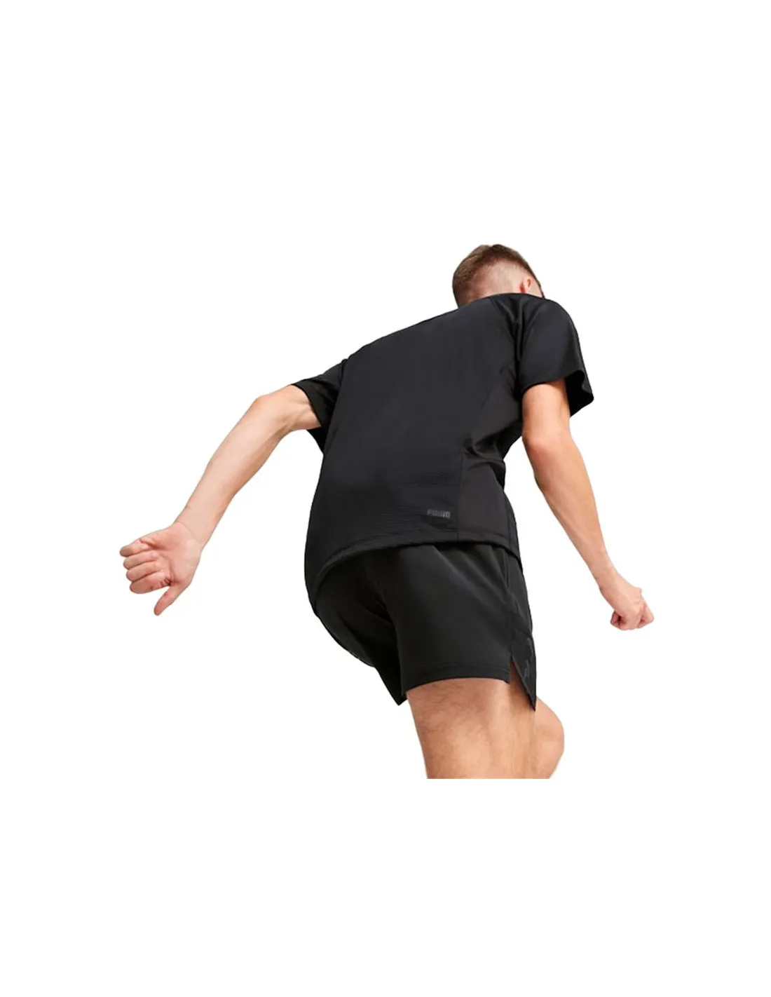 Camiseta de Running Puma Seasons Hombre Negro