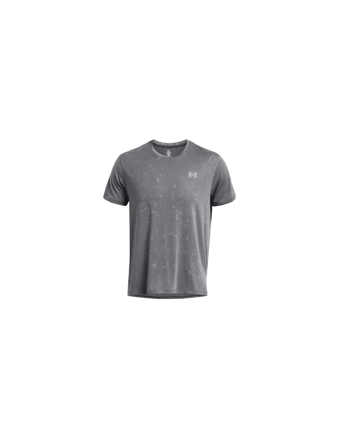 Camiseta de Running Under Armour Launch Splatter Hombre Gris