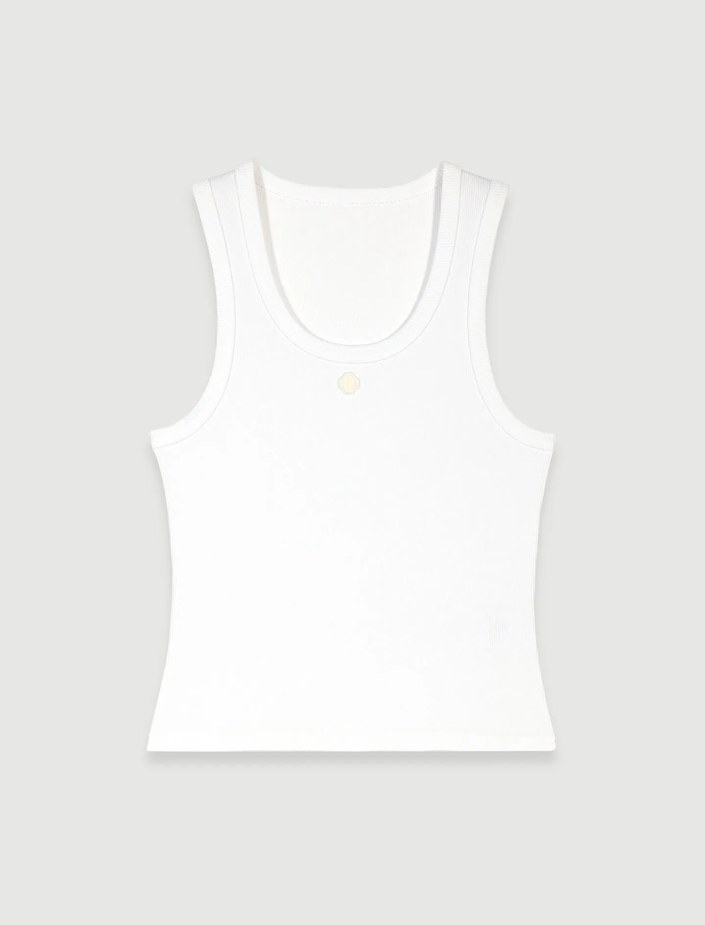 Camiseta de tirantes acanalada