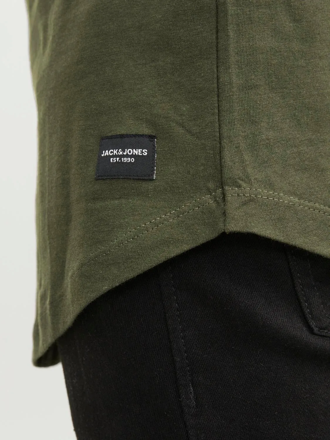Camiseta Liso Cuello redondo | Verde oscuro | Jack & Jones®