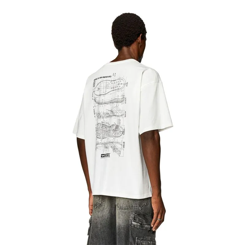 Camiseta Manga Corta Para Hombre T Boxt N2 Diesel