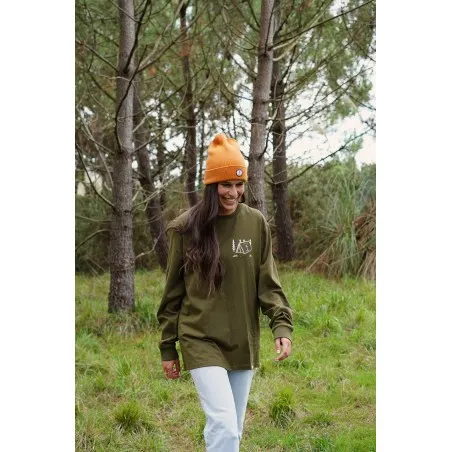 Camiseta Manga Larga Camping Tent British Khaki 