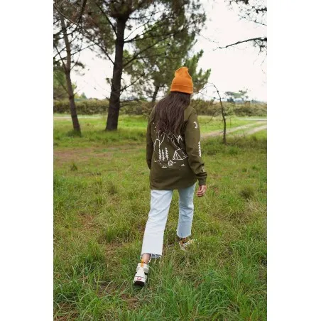 Camiseta Manga Larga Camping Tent British Khaki 