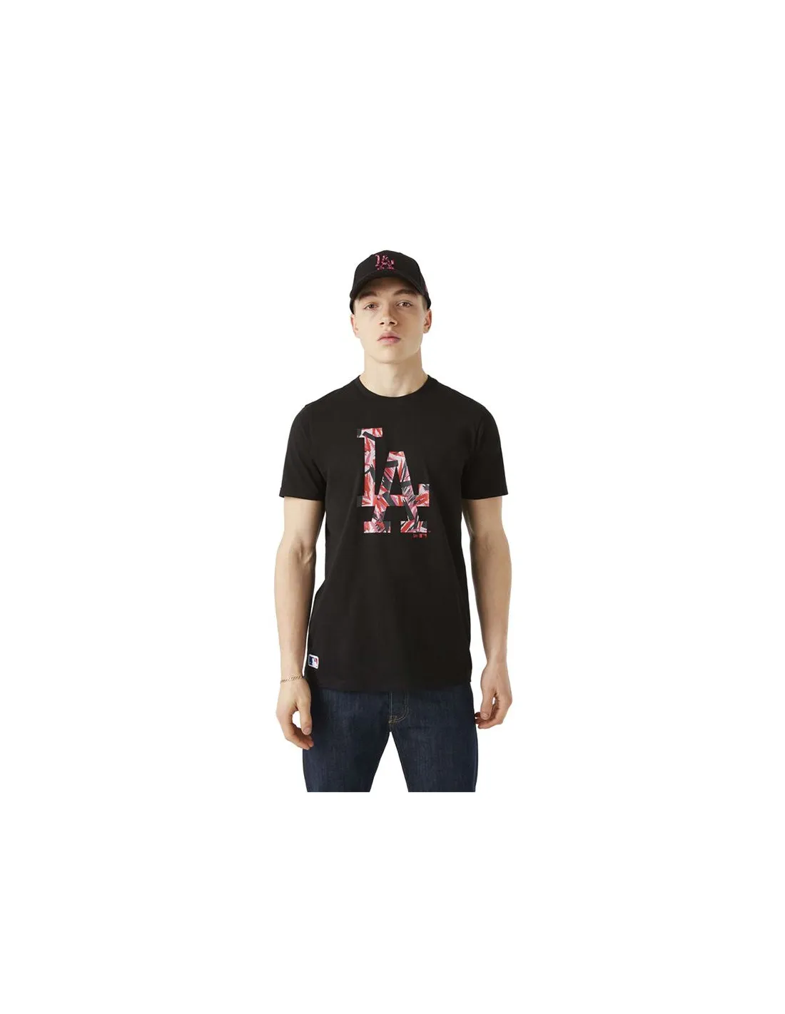 Camiseta New Era LA Dodgers MLB Camo Infill Black