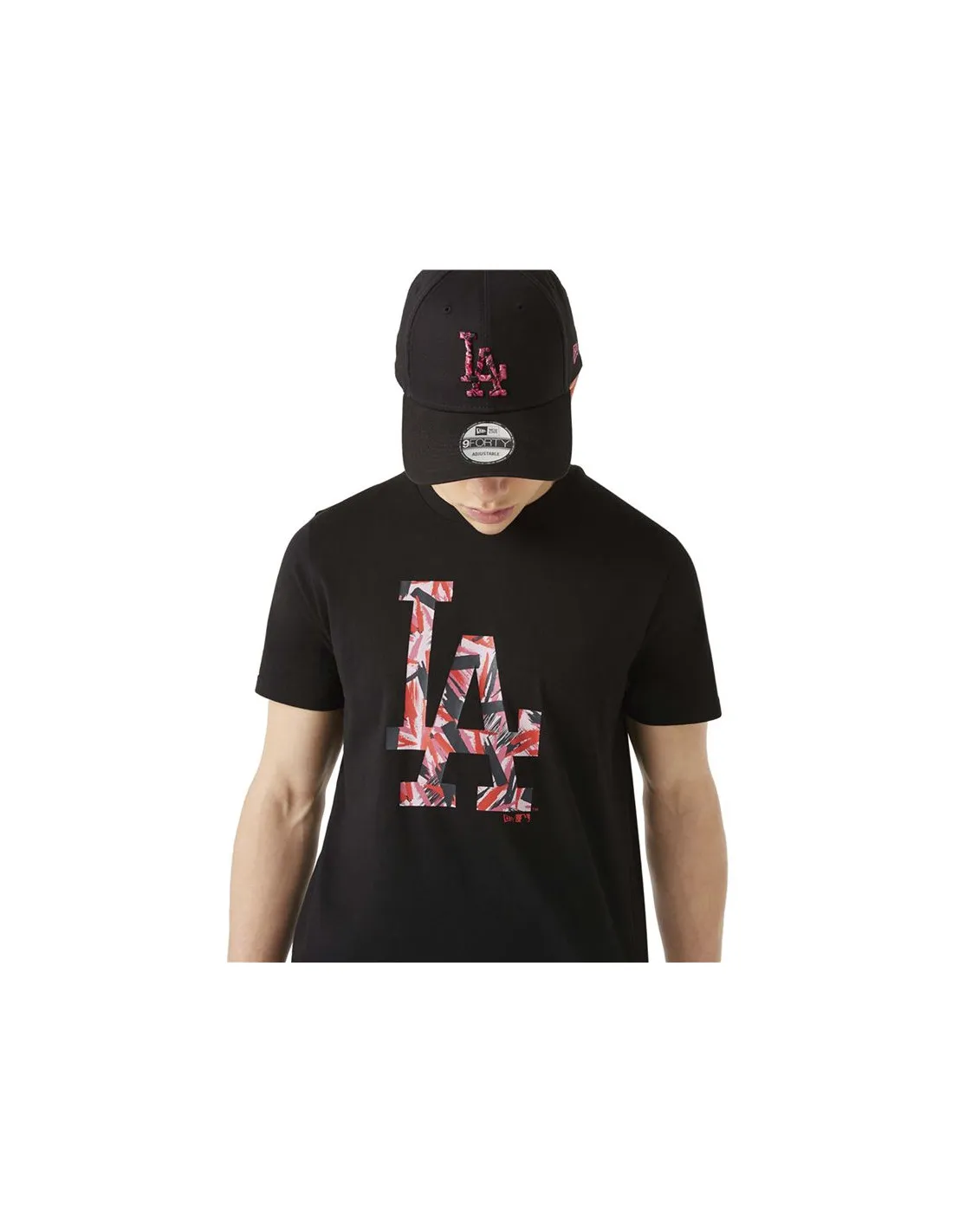 Camiseta New Era LA Dodgers MLB Camo Infill Black