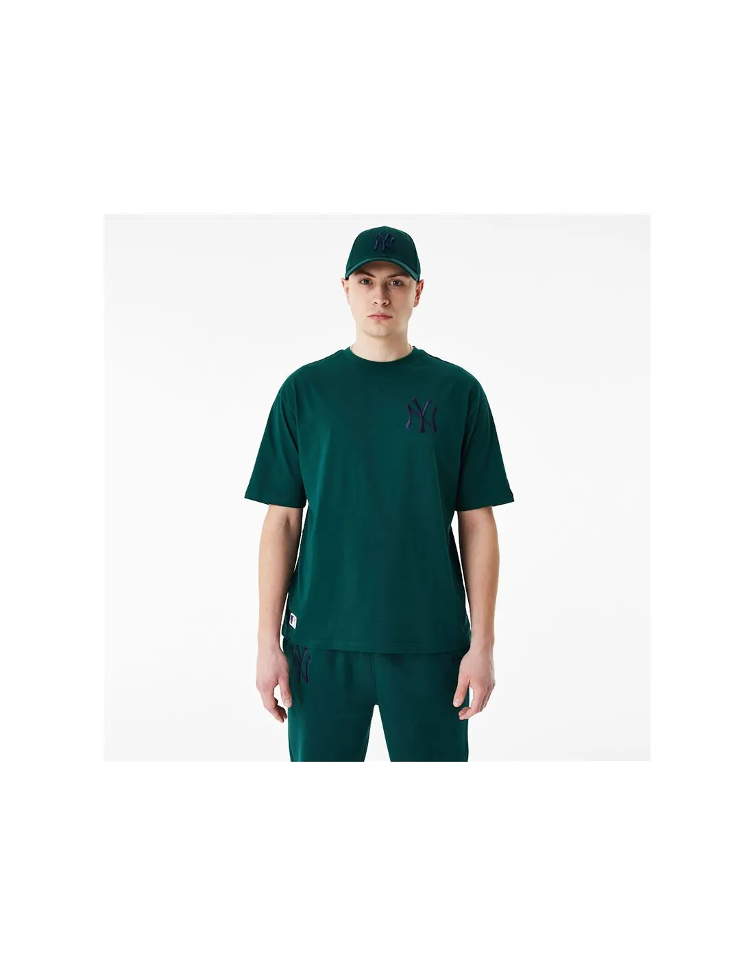 Camiseta New Era League Essentials New York Yankees Dark Green Hombre
