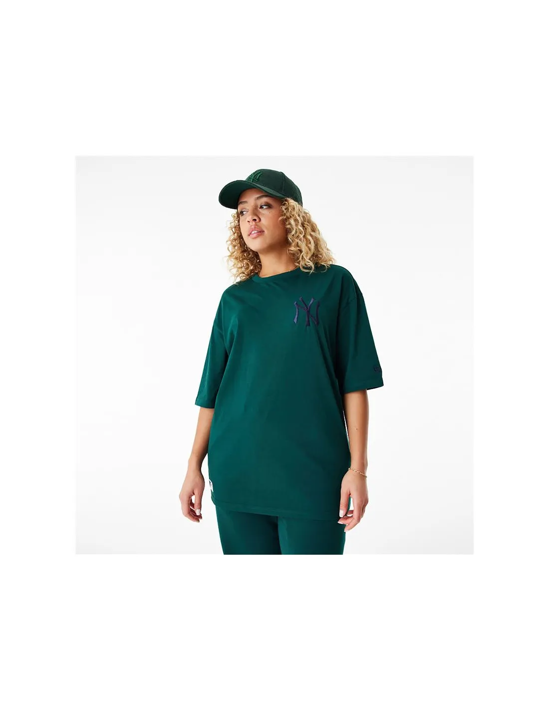 Camiseta New Era League Essentials New York Yankees Dark Green Hombre