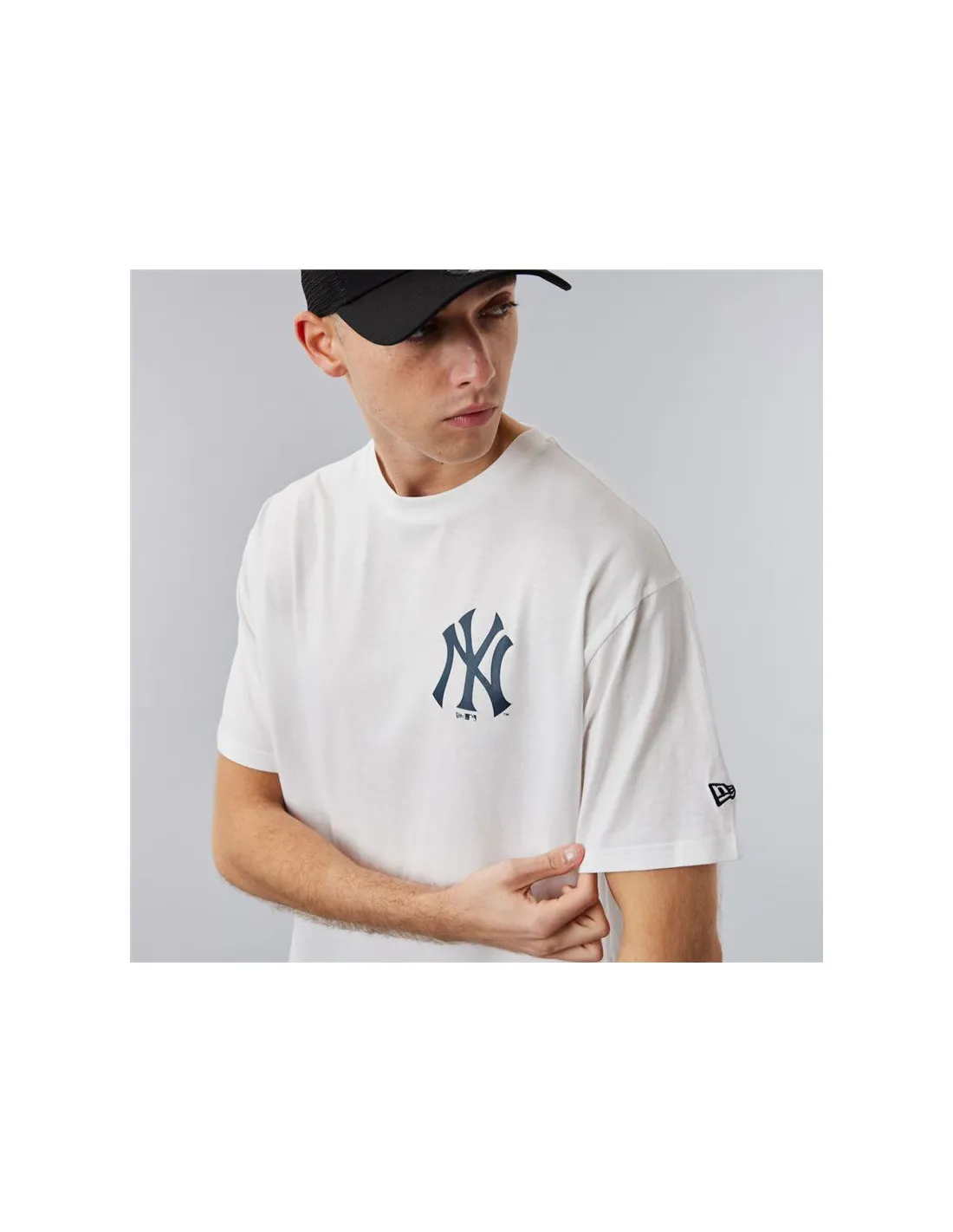 Camiseta New Era NYY MLB City Graphic Iversized Hombre Black