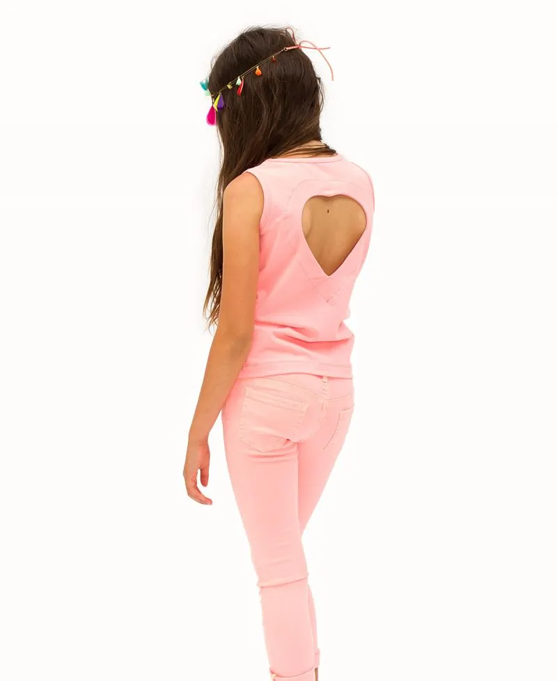 Camiseta Niña CASILDA Y JIMENA Coral Corazon