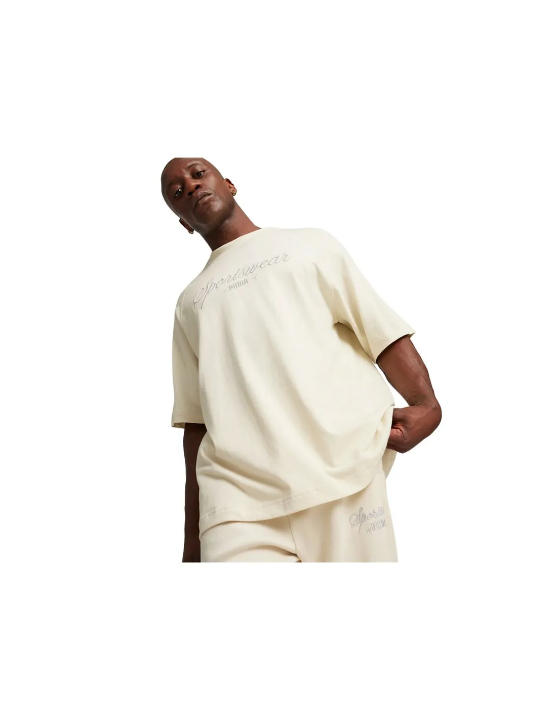 Camiseta Puma CLASSICS+ Beige Hombre