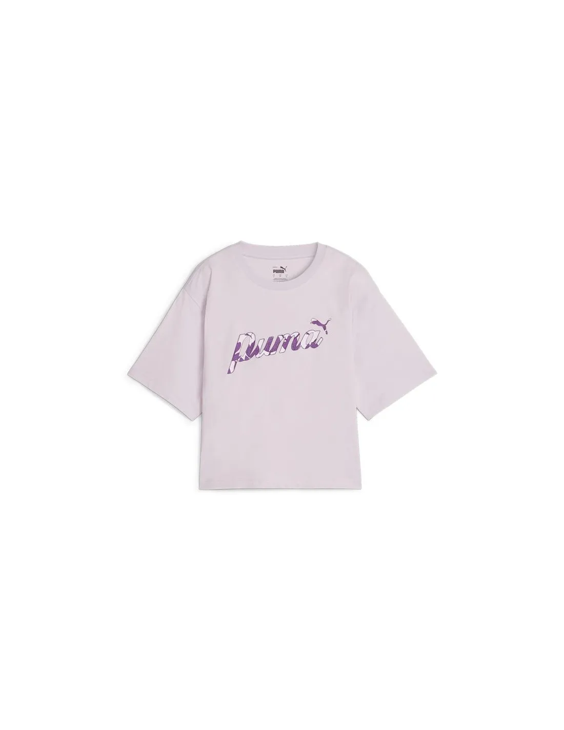 Camiseta Puma Essentials+ Blossom Morado Mujer