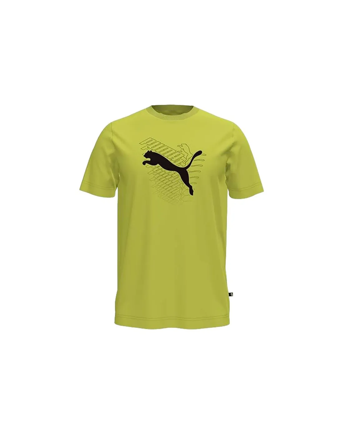 Camiseta Puma Graphics Cat Amarillo Hombre