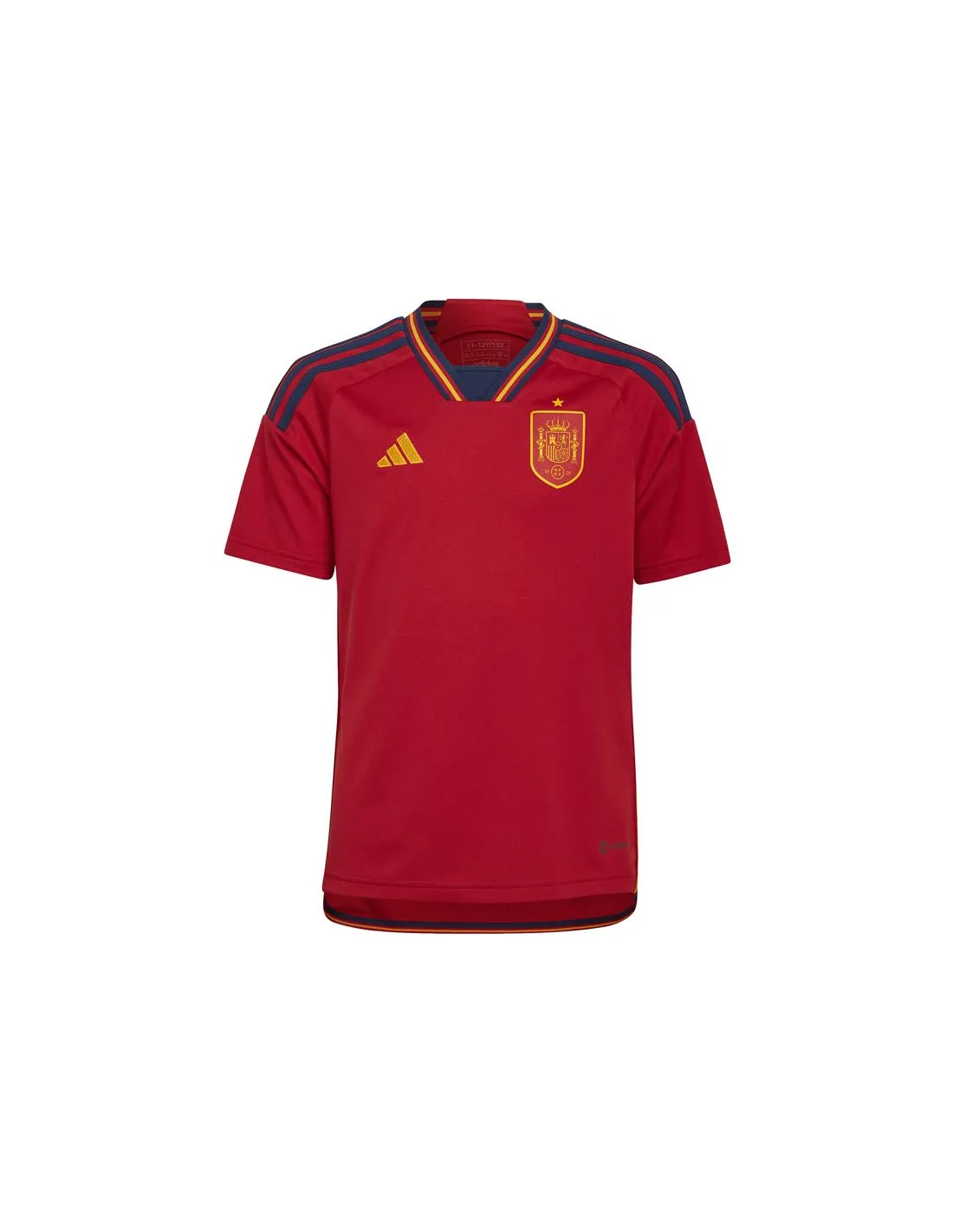 Camiseta roja de fútbol adidas España 22 Infantil