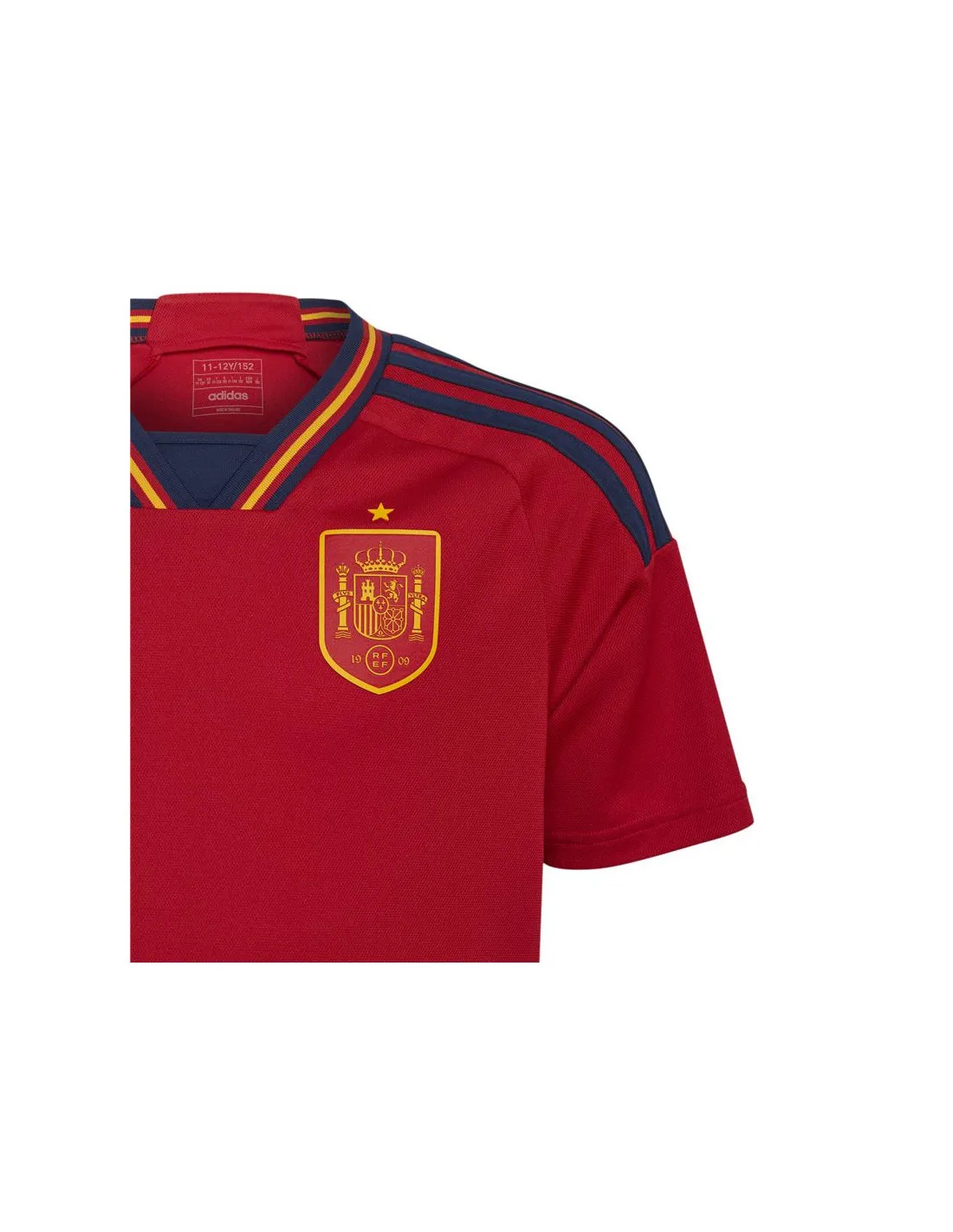 Camiseta roja de fútbol adidas España 22 Infantil