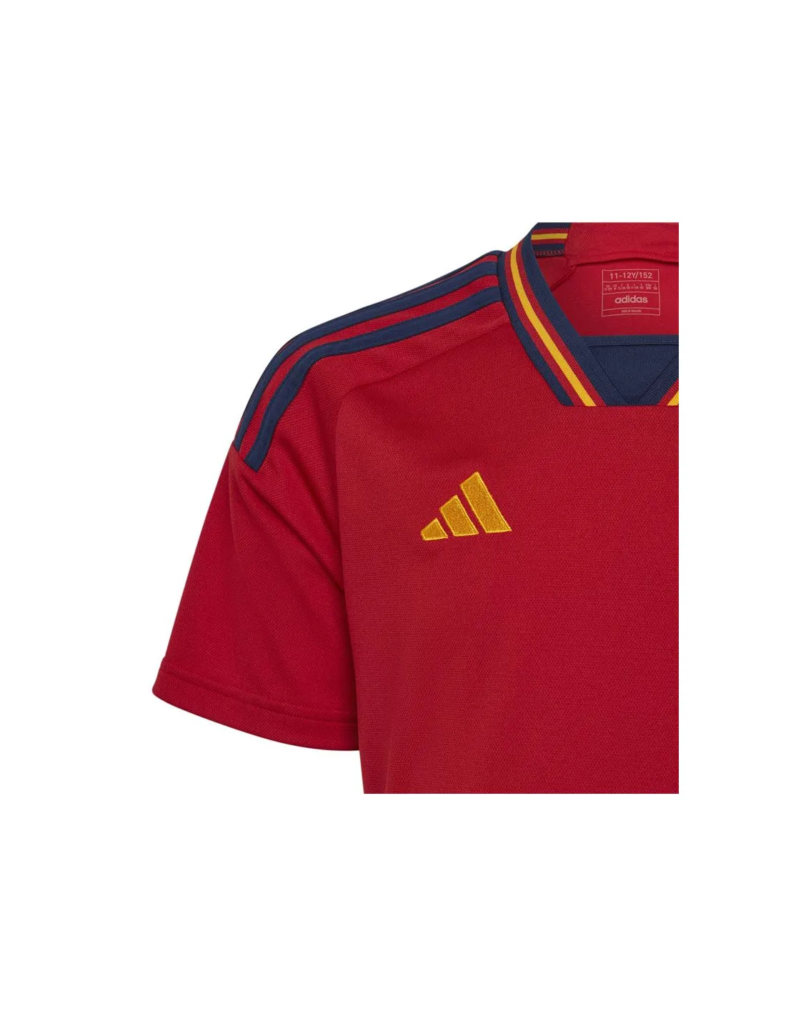 Camiseta roja de fútbol adidas España 22 Infantil