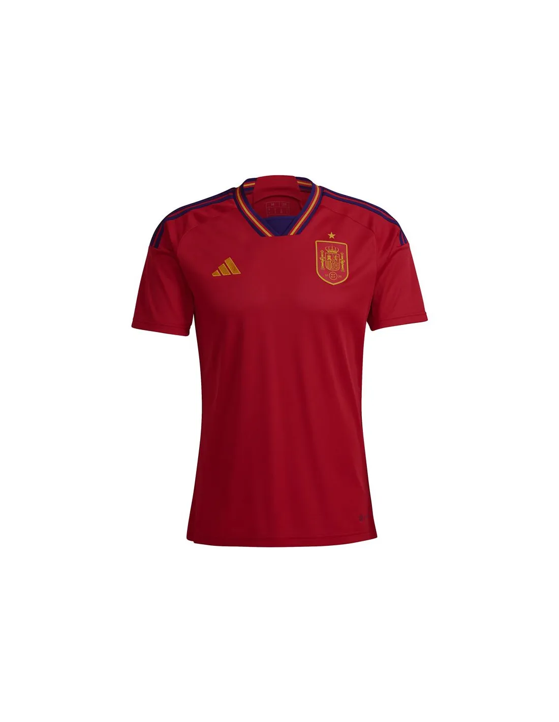 Camiseta roja de fútbol adidas Pimera Equipación España 22 Hombre