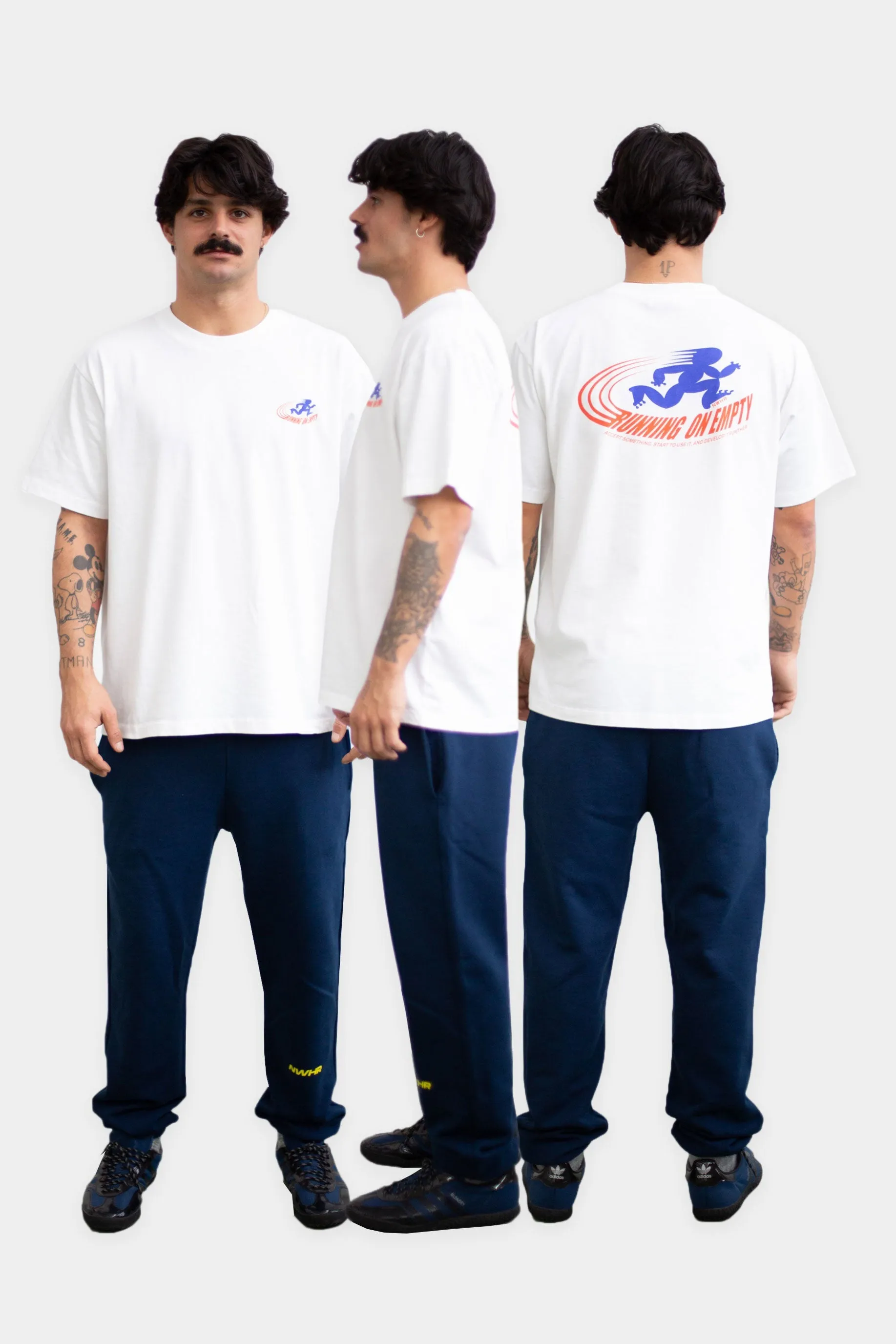 Camiseta Running white