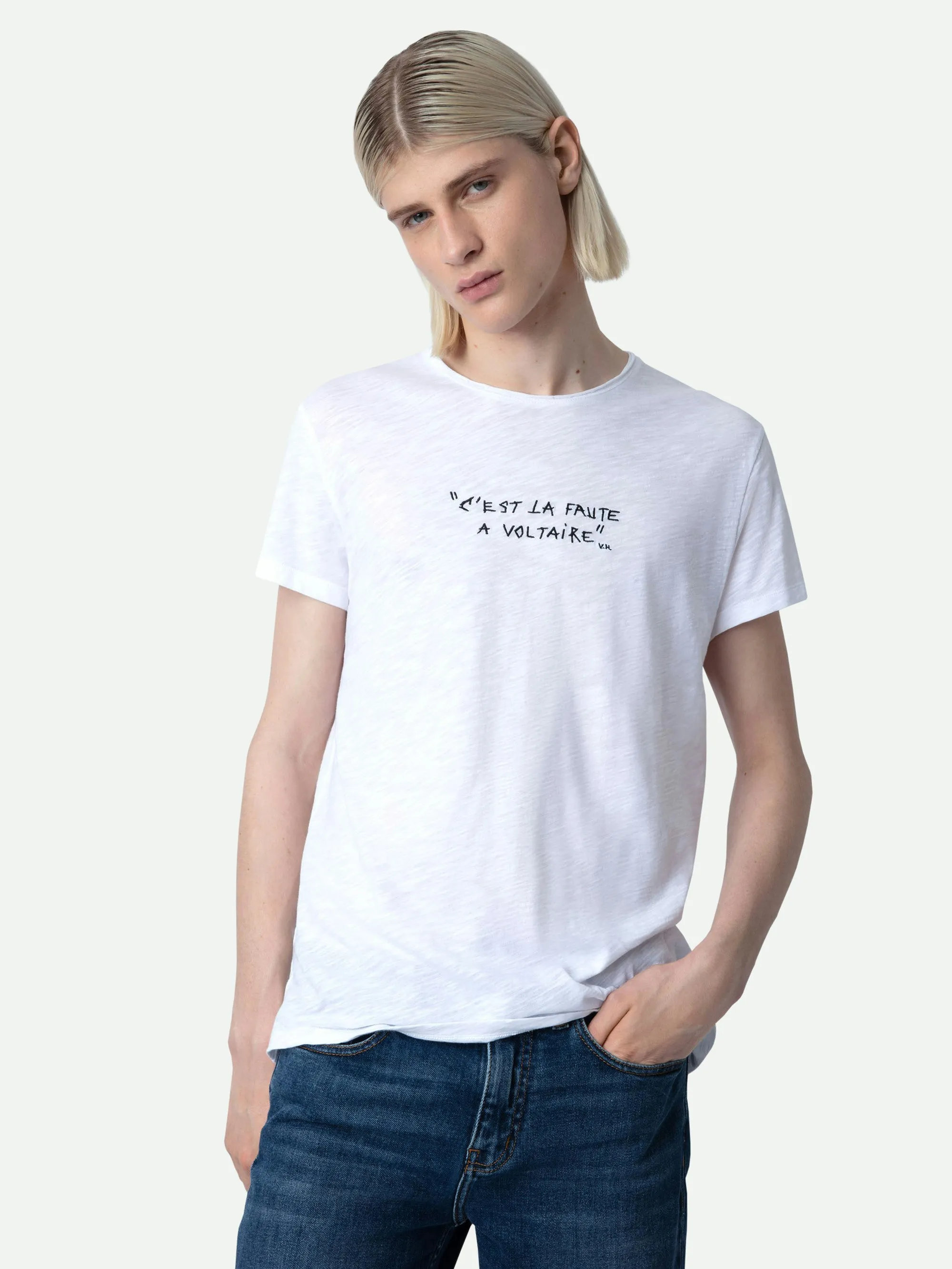 Camiseta Toby jaspeada