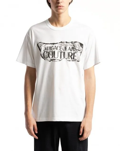 Camiseta Versace Jeans Couture 76GAHE03 Blanco
