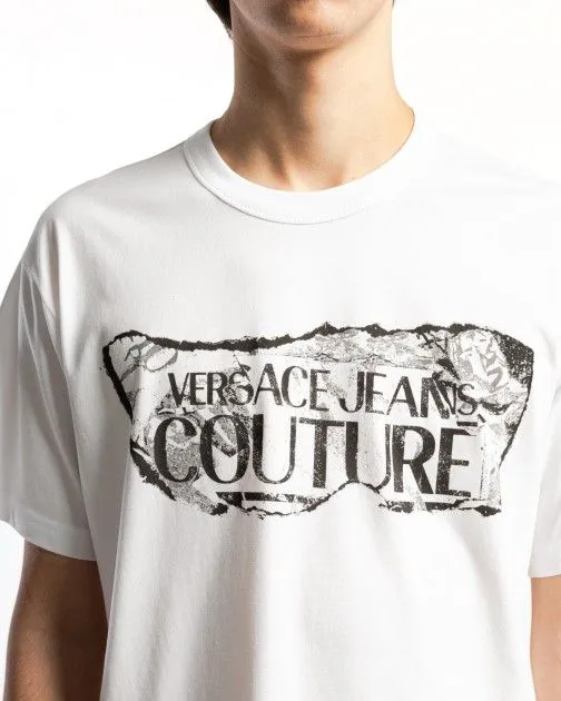 Camiseta Versace Jeans Couture 76GAHE03 Blanco
