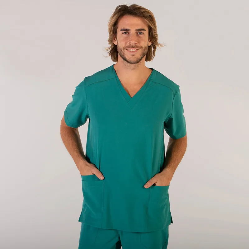 CAMISOLA MéDICA VERDE MICROFIBRA 360 TADEO  GARY'S