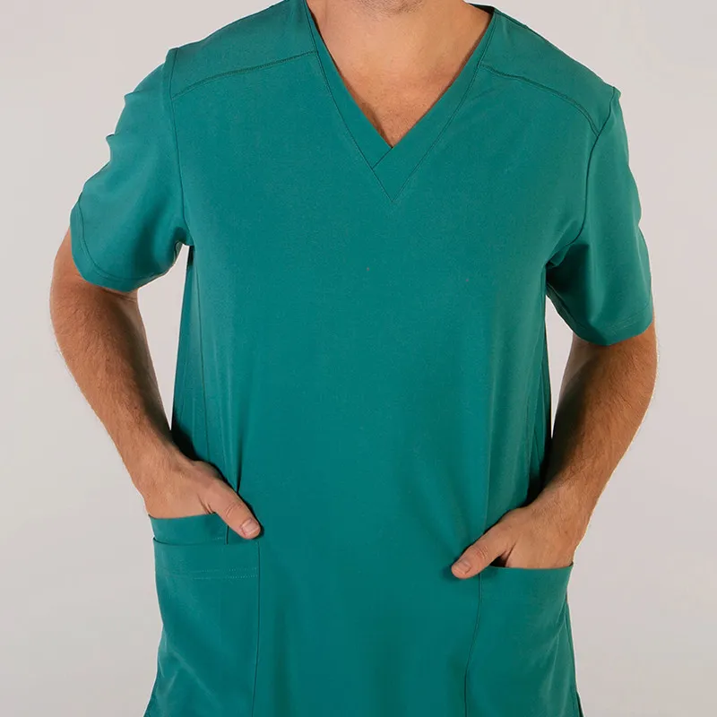 CAMISOLA MéDICA VERDE MICROFIBRA 360 TADEO  GARY'S