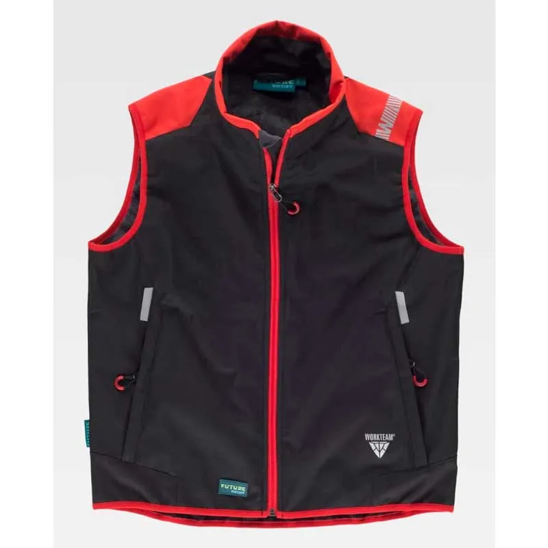 CHALECO SOFTSHELL COMBINADO FUTURE  WORKTEAM