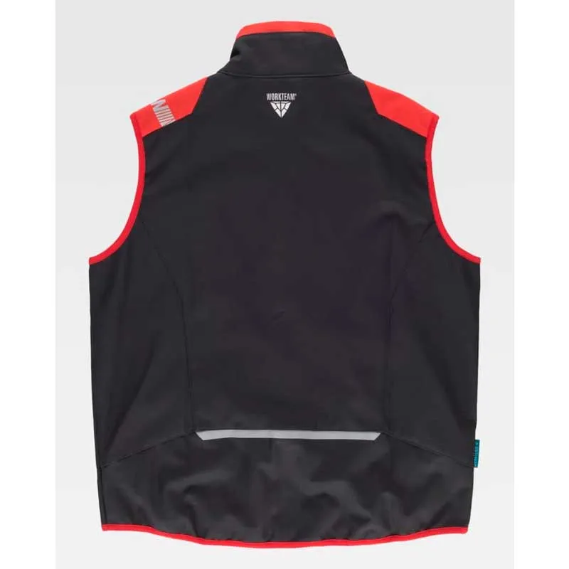CHALECO SOFTSHELL COMBINADO FUTURE  WORKTEAM