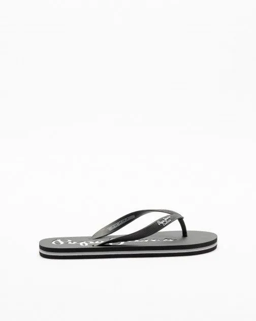 Chanclas de dedo Pepe Jeans London Bay Beach Basic M Negro