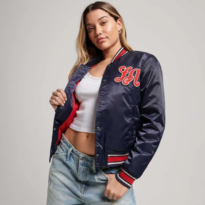 Chaqueta Casual Para Mujer Vintage Varsity Superdry