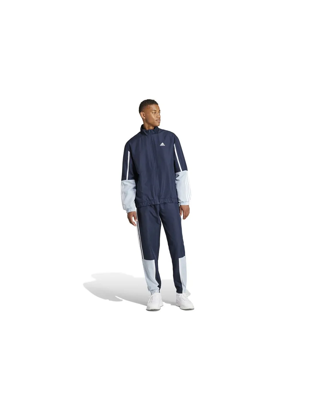 Chándal adidas Colorblock 3 Bandas Hombre Azul
