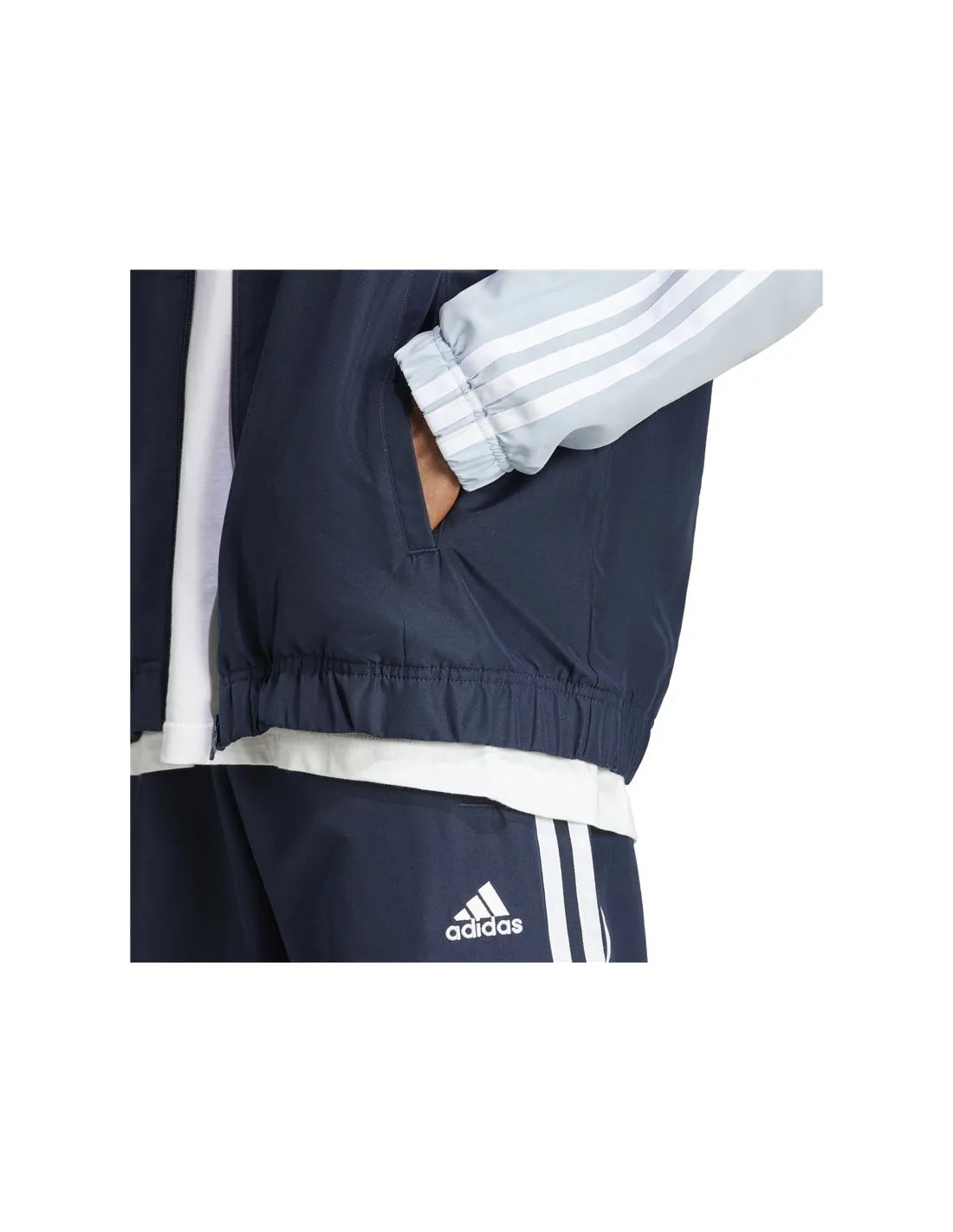 Chándal adidas Colorblock 3 Bandas Hombre Azul