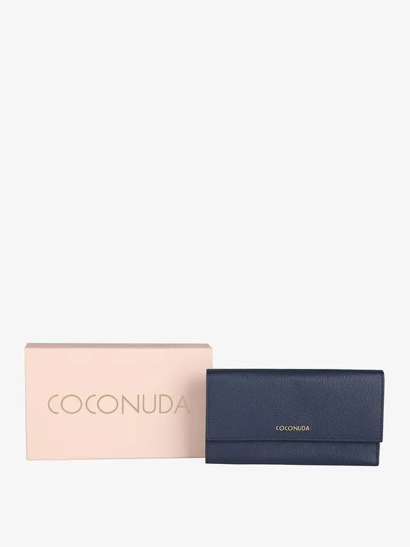 Coconuda Cartera maxi de piel para mujer
