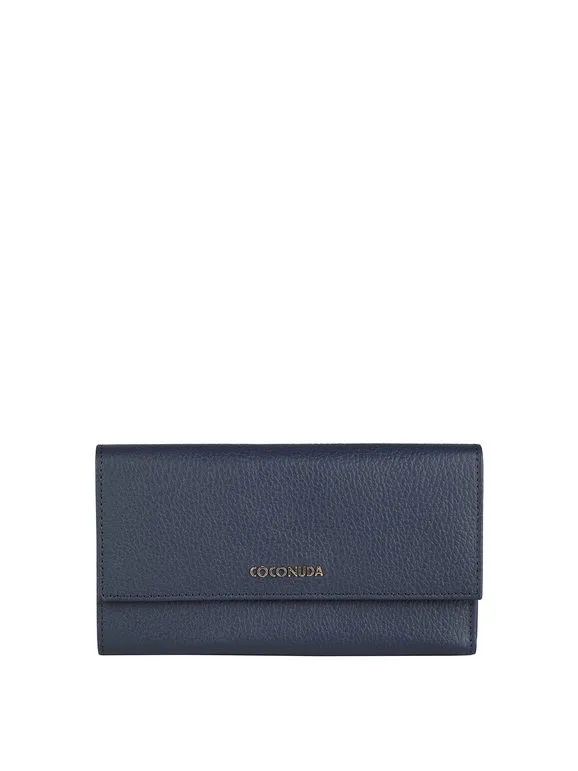 Coconuda Cartera maxi de piel para mujer