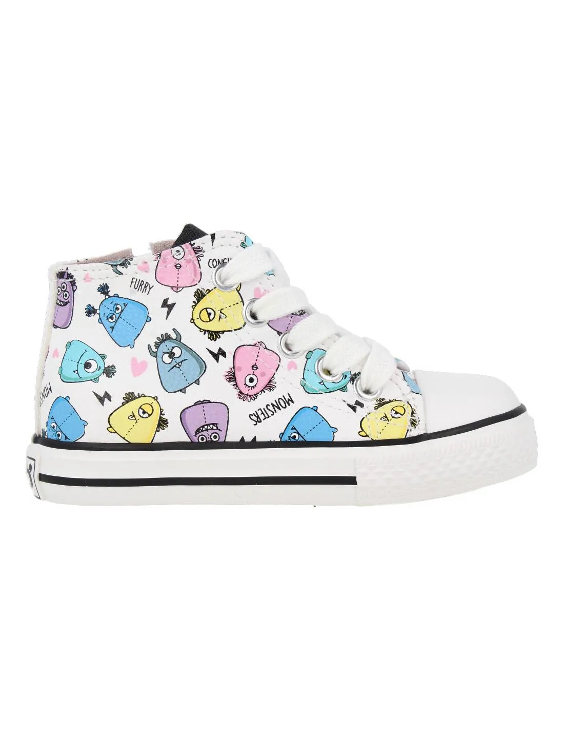 CONGUITOS  DEPORTIVA BEBé NAPA WHITE MONSTER