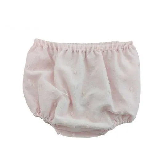 Conjunto bebé Juliana rosa calado