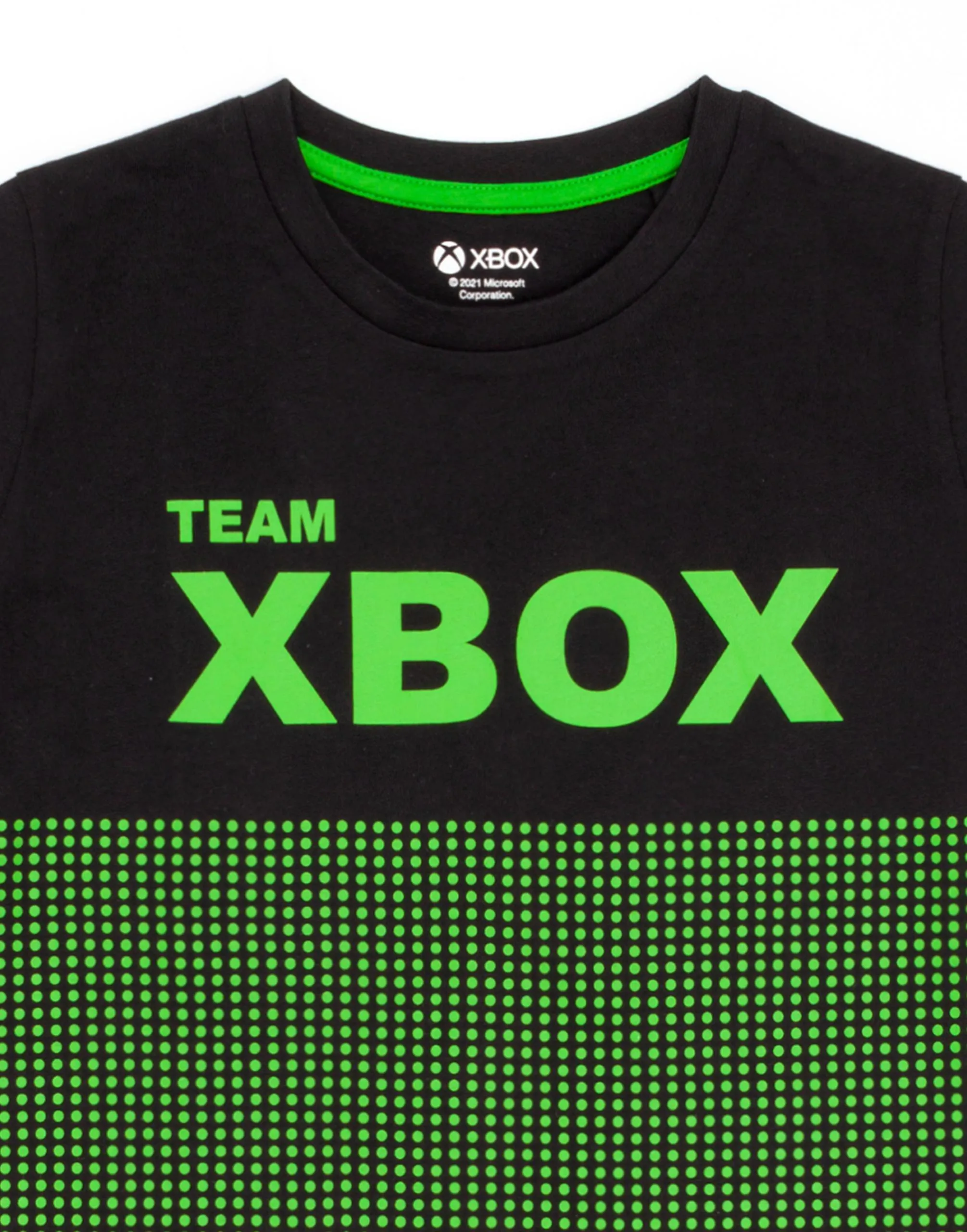 Conjunto de pijama de manga corta y pierna corta para niños Xbox Boys Consola de juegos negra